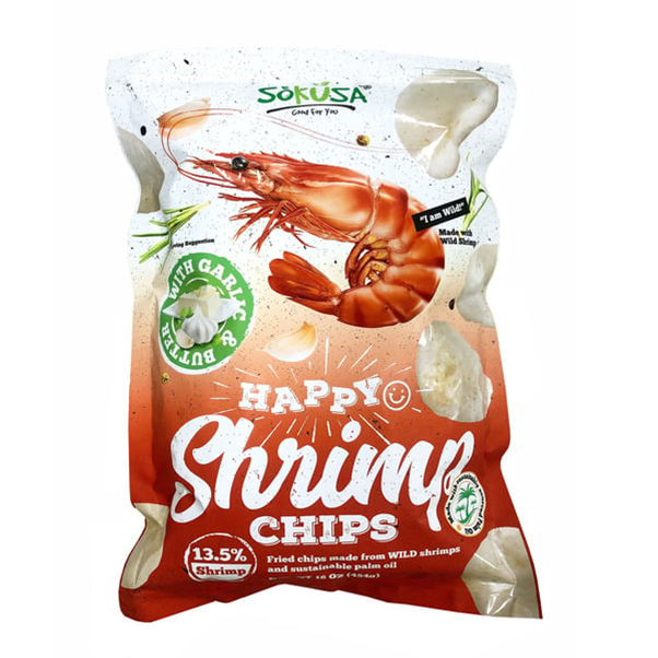 (image for) Shrimp Garlic Chips w Garlic and Butter 16oz